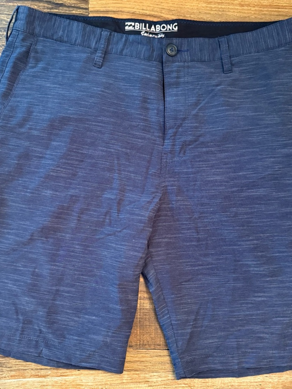 Billabong Men's Navy Heather Flat Front Shorts